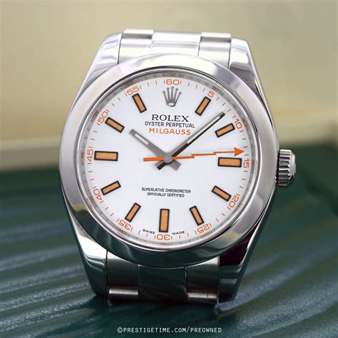 used rolex milgauss|pre owned milgauss.